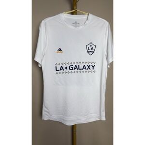 Adidas LA Galaxy Shirt Size S White Aeroready